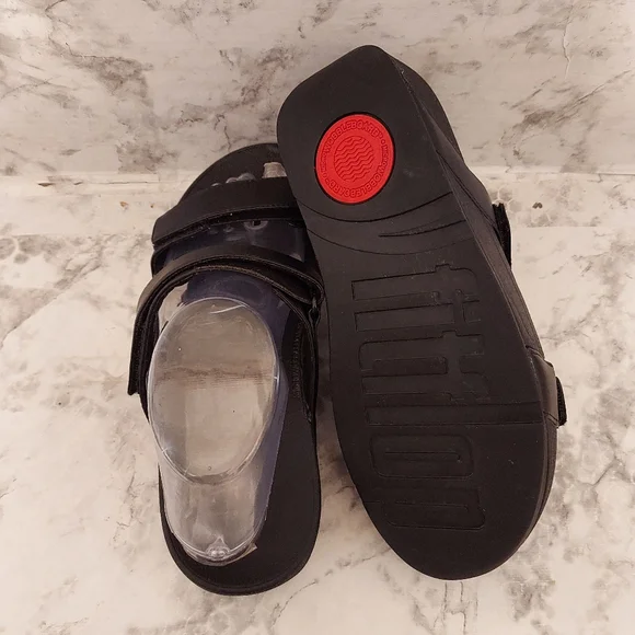 Pre-owned Fitflop Lulu Leather Slides - Picture 5 of 7